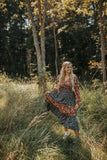The Ryland foral midi dress
