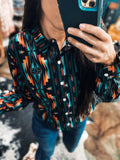 Indian outlaw button up