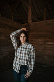 Take charge plaid top