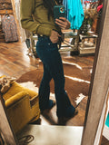Maeve high rise flare jeans