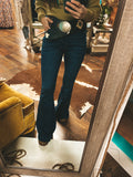 Maeve high rise flare jeans