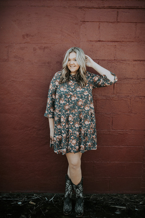Happy soul babydoll midi dress