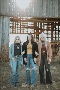 Bonfire fun popcorn cardigan