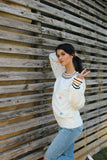 Multi Color Star Sweater Top