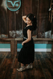 Keep it fierce midi dress