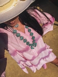 Lily Mae ruffle dress (Pink)